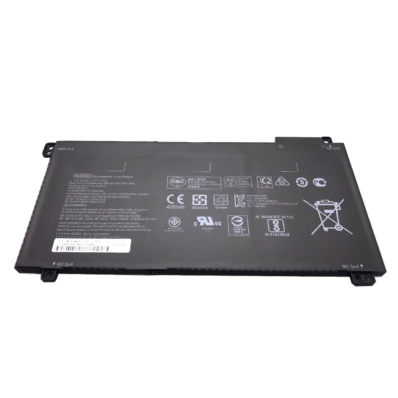 LMDTK New RU03XL Laptop Battery  For HP ProBook X360 440 G1 11 G3 G4 HSTNN-LB8K IB8P L12717-1C1 171 541 421 L12791-855 48Wh