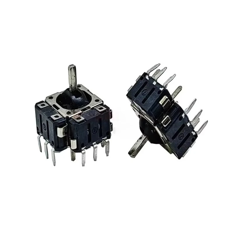 1pcs，Small rocker potentiometer，FJR06K-S1B10KD0，B10K，With a press switch，A small joystick for a game console