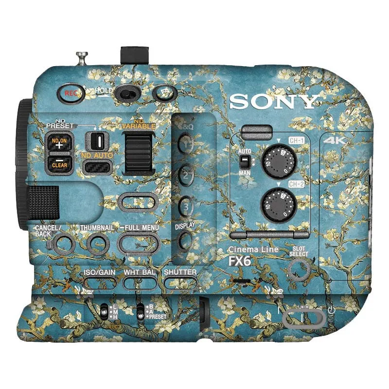 For SONY FX6 Camera Sticker Protective Skin Decal Vinyl Wrap Film Anti-Scratch Protector Coat ILME-FX6VK ILME-FX6 FX6VK