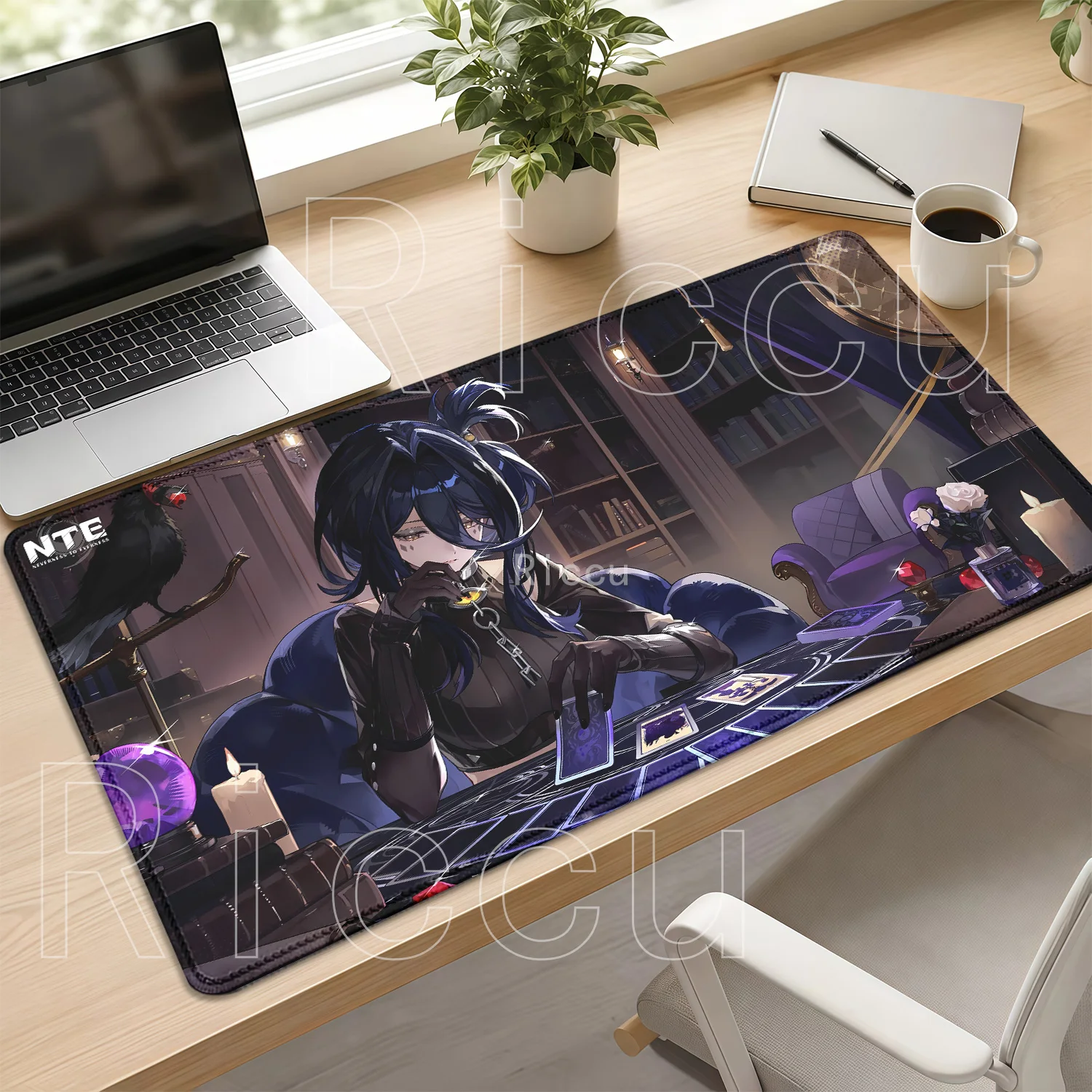 New Blackbird Gaming NTE Neverness To Everness Anime Girl Mouse Pad NonSlip Rubber Office Mousepad HD Printing Overlock Desk Mat