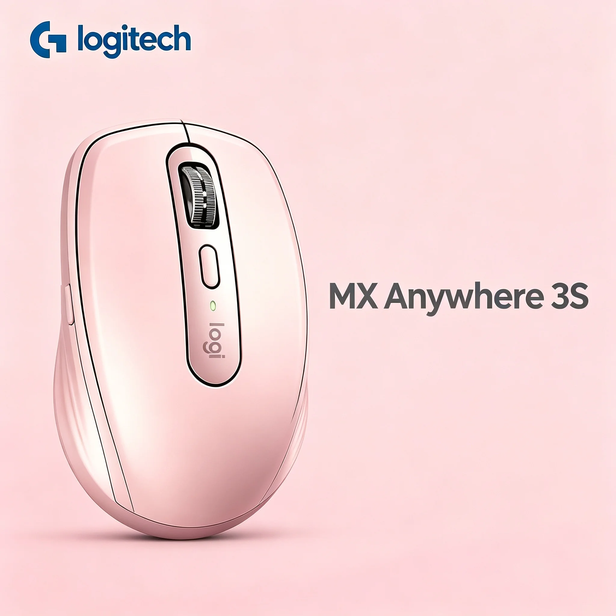 Logitech MX Anywhere 3S Wireless Office Mice, Silent Click, Easy Multi-Device Pairing Laptop Mouse