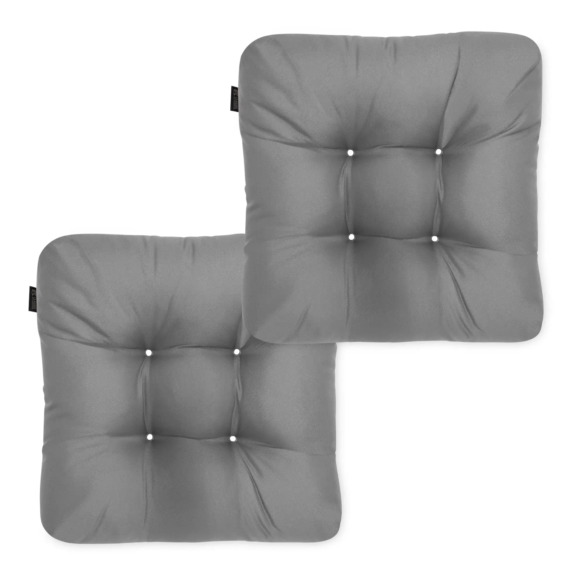 

Patio Seat Cushion, 2 Pack, Moon Mist, 19"W