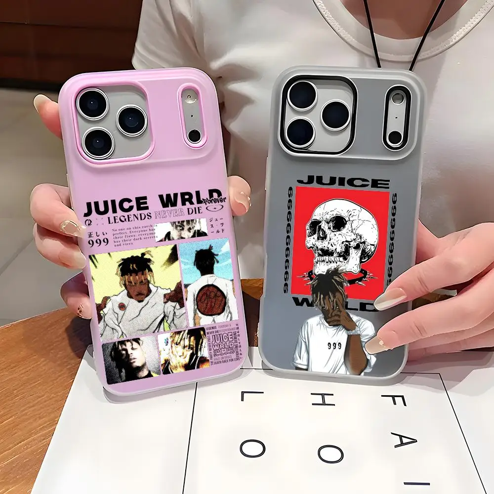 Чехол для телефона J-Juice WRLD Rapper Music для iPhone 17 16 15 14 13 12 11 Pro Max Plus Mini, прозрачный, противоударный, мягкий, силиконовый чехол-накладка