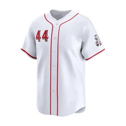 24/25 letnie dorosłe baseballowe Cincinnati American Baseball koszulki treningowe koszulka sportowa 44, numer De La Cruz fajna koszulka