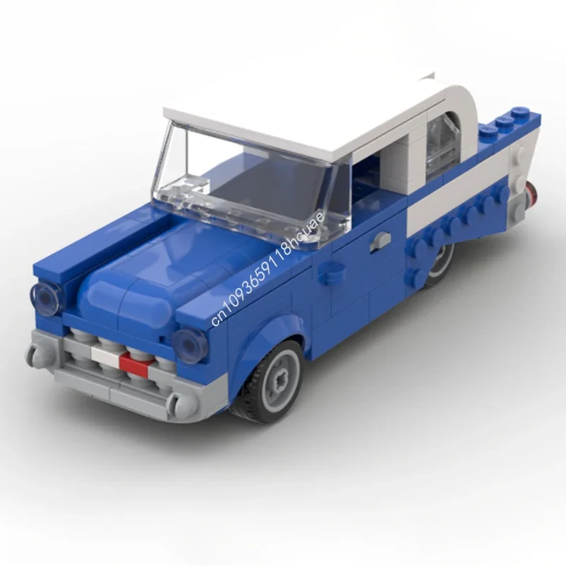 

216 деталей MOC 1957 Chevrolet Bel Air: Конструктор для развития творческих способностей, для подростков и взрослых коллекционеров, рождественский подарок