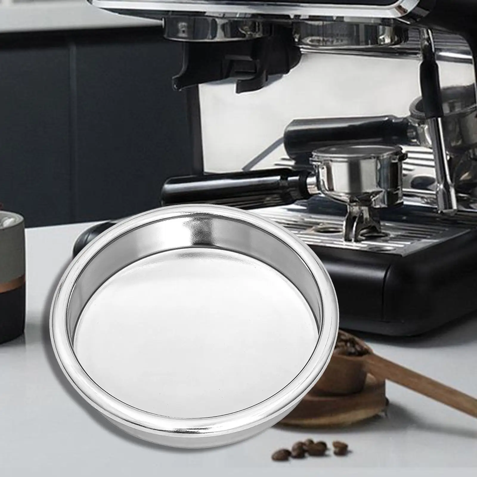 Backflush Insert Koffiefilters Duurzame metalen poreuze draagbare herbruikbare vervangingen voor espressomachine lege mand