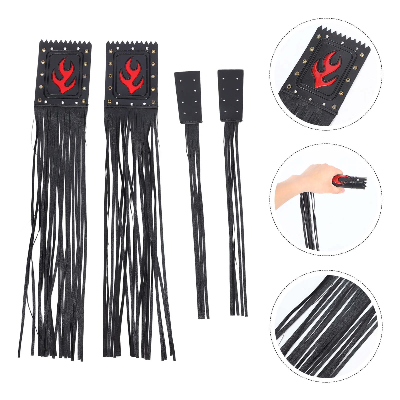 

2pcs Motorcycle Handlebar Tassels Fringe Grip Covers For Motorcycle Handle Grips Accessories Ride Enhancement Decorative