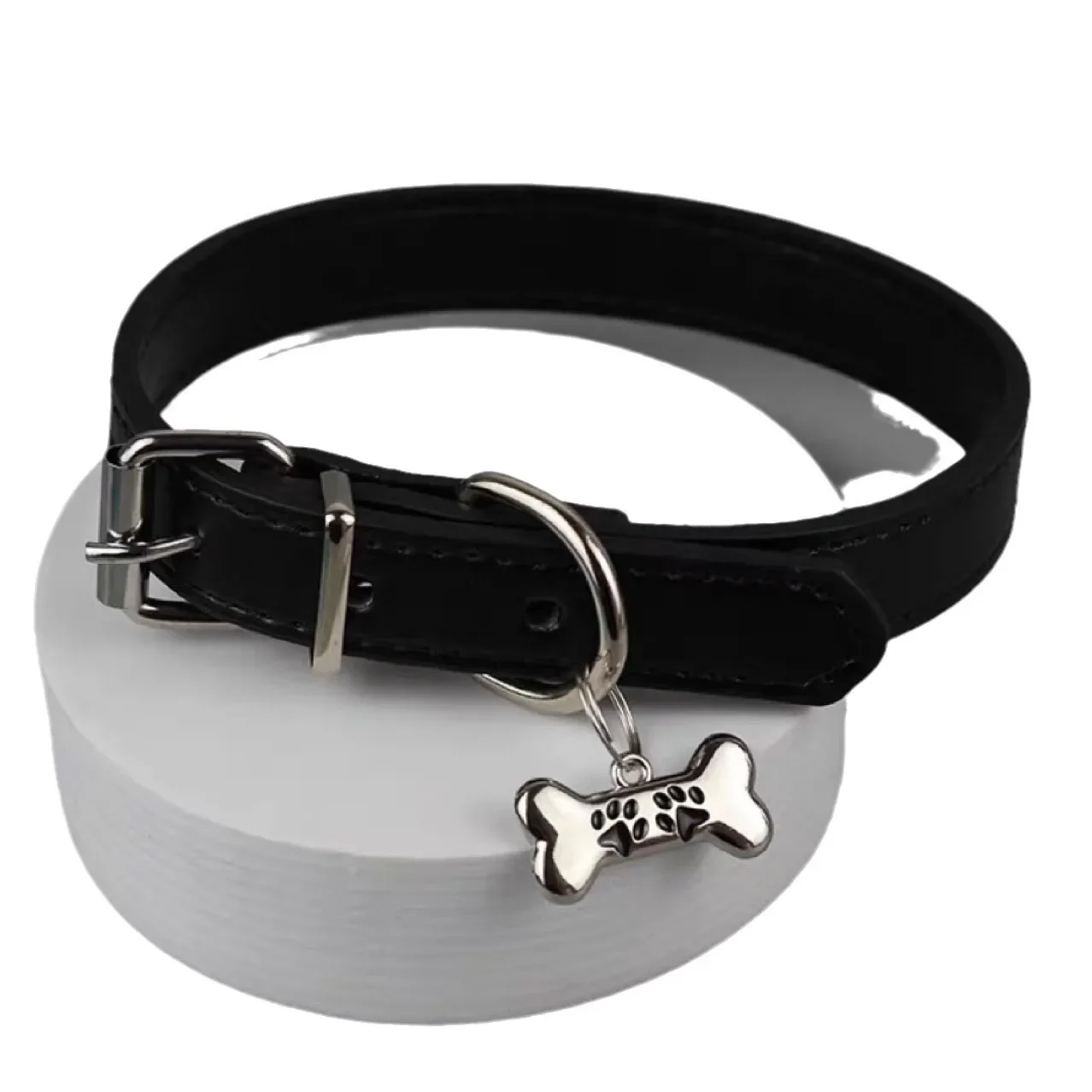 قلادة شخصية للزوجين ، طوق عظمي لطيف رائع ، عصابة عنق فتاة حار ، قلادة كلب فاتن