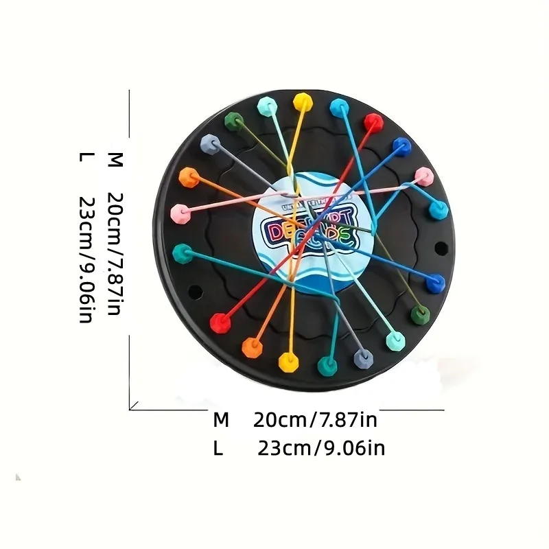 Défi enchevêtrement de corde 1 pièce, jouet éducatif, amélioration de la logique et de la concentration, parfait pour les activités interactives