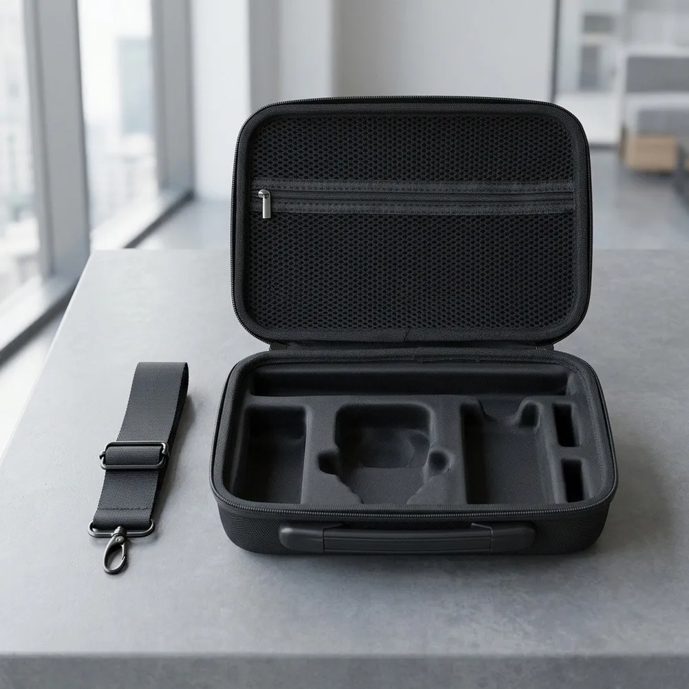 Waterproof Portable Crossbody Bag for DJI 360 Second Generation Camera with Adjustable Strap and Organized Interior