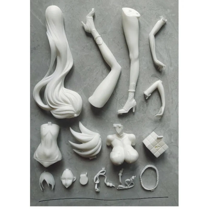 New Anime GK Fate Minamoto No Raikou Kawaii Figure Resin DIY Assembly White Model Toys Doll Ornament Gifts