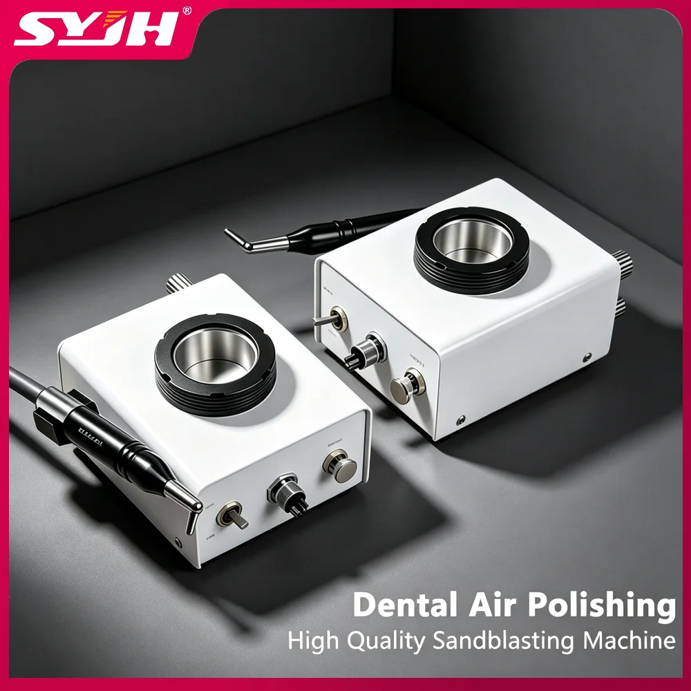 

2/4 Hole Desktop Dental Air Polisher Unit – Sandblasting Scaler for Teeth Whitening Cleaning, Air Abrasion Micro Blaster Machine