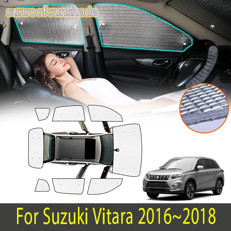 For Suzuki Vitara Escudo LY 2016 2017 2018 MK4 Car Accessories Sun Shade Sunshade Windshield Side Window Privacy Shading Auto