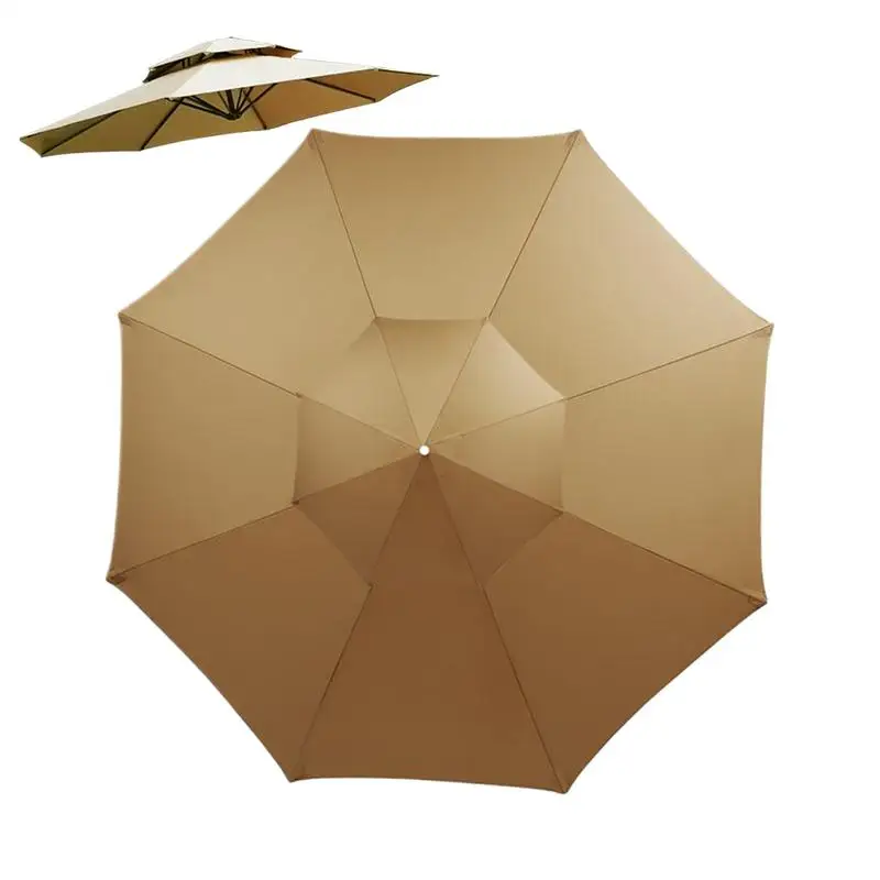

Replacement Patio Umbrella Canopy Patio Umbrella Replacement Canopy Windproof Heavy Duty UV Resistant Rain Protection Shade For