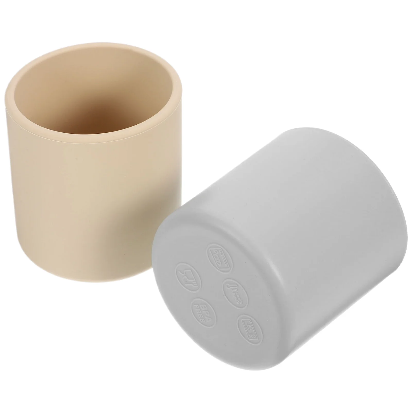 

2Pcs Toddler Silicone Cups Leak Proof Water Trainer Baby Training Cup Kids Drinking Transition Training Cups for Toddlers