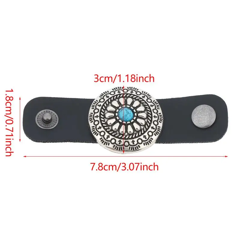 Retro-Schalclips im Ethno-Stil, Seidenring-Halsband-Schnalle, Befestigungsschlaufe, Vintage-Dekorationsaccessoires – Detail 9