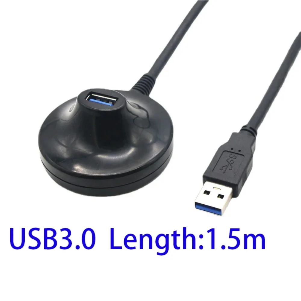 0.8/1.5M USB3.0 Male Female Extension Cable Fixed Base High Speed Cord for Laptop Camera WiFi Adapter Keyboard Mouse Projector