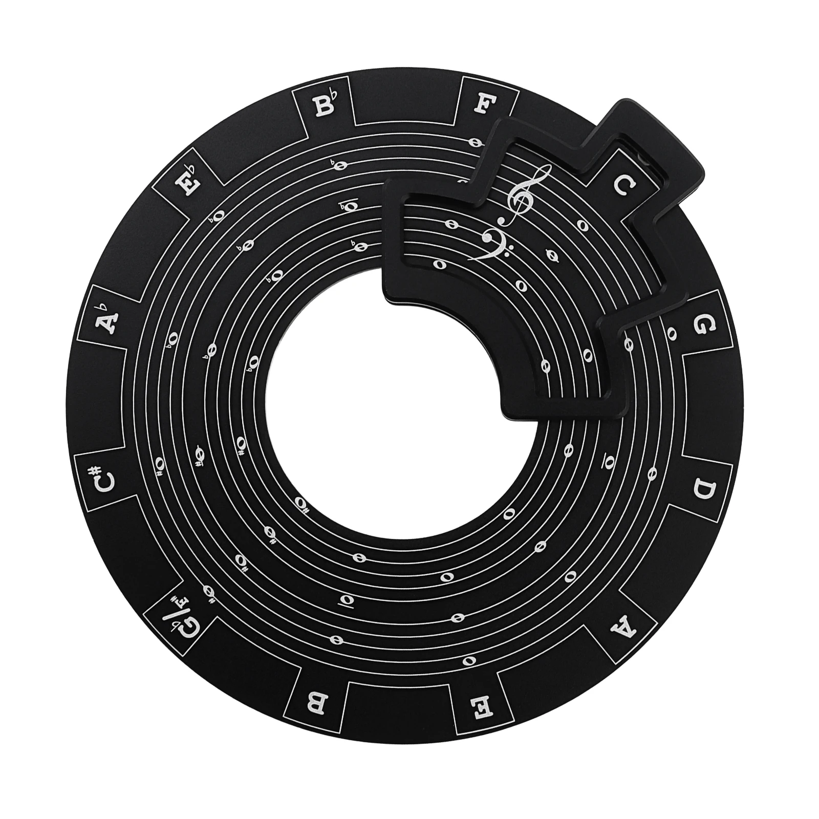 Acrylic Circle of Fifths Chord Melody Wheel Music Theory Learning Tool for Musicians Songwriting - view 6