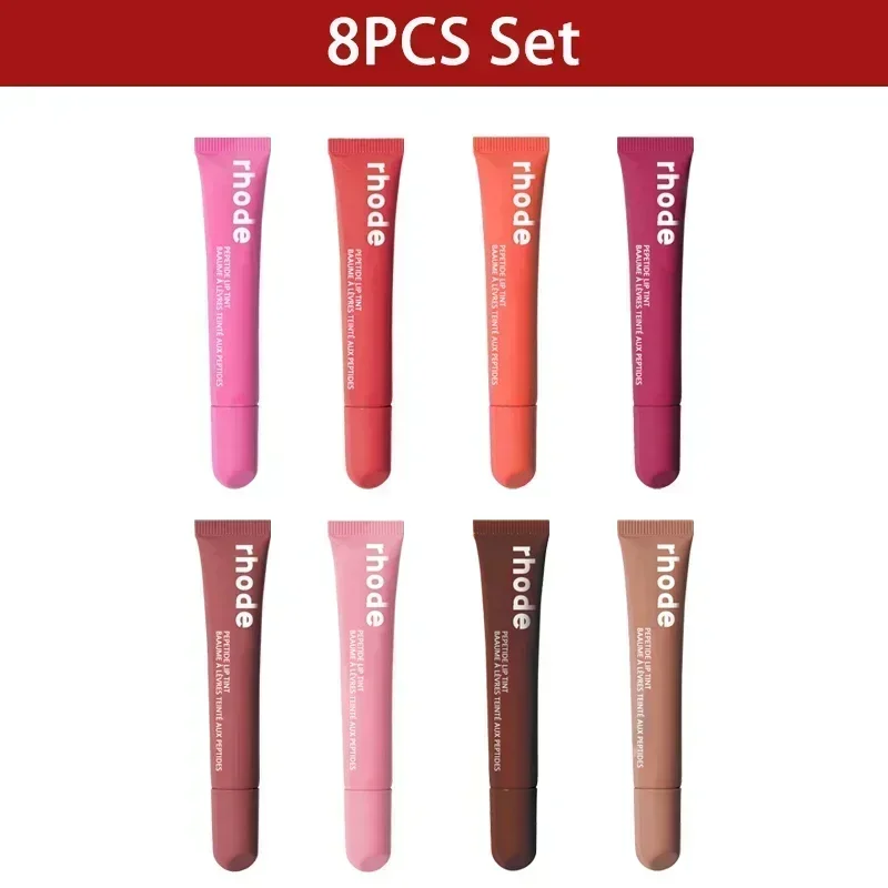 Rohde Lip Balm Blush Stick ฝาครอบโทรศัพท์ลิปกลอส Long-Lasting Moisturizing ลิปสติก Toast Jelly ไม่ซีดจาง CLEAR Lip Glaze 10ML