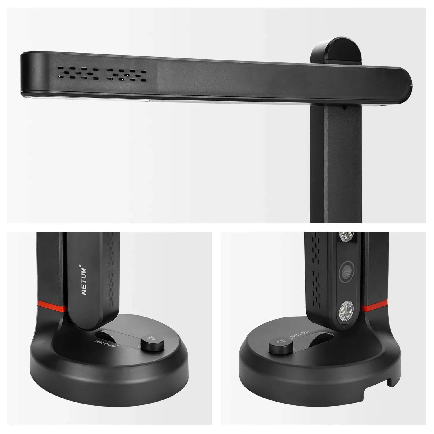 Scanner per libri portatile ad alta definizione da 16 Mega-pixel Capture Dimensioni A4 Fotocamera per documenti per scanner di riconoscimento file