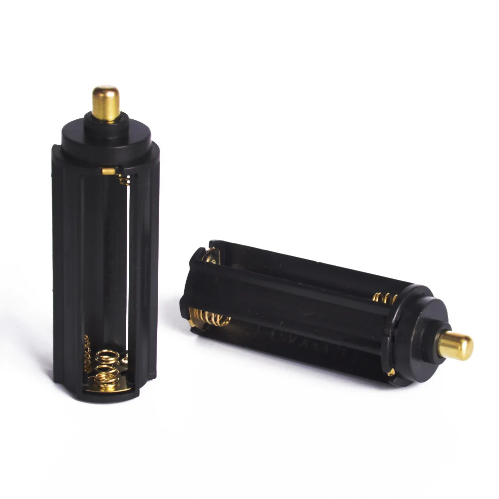 

2PCS Plastical Battery Holder Box Case 3 AAA To 18650 Battery Converter Hot Sale