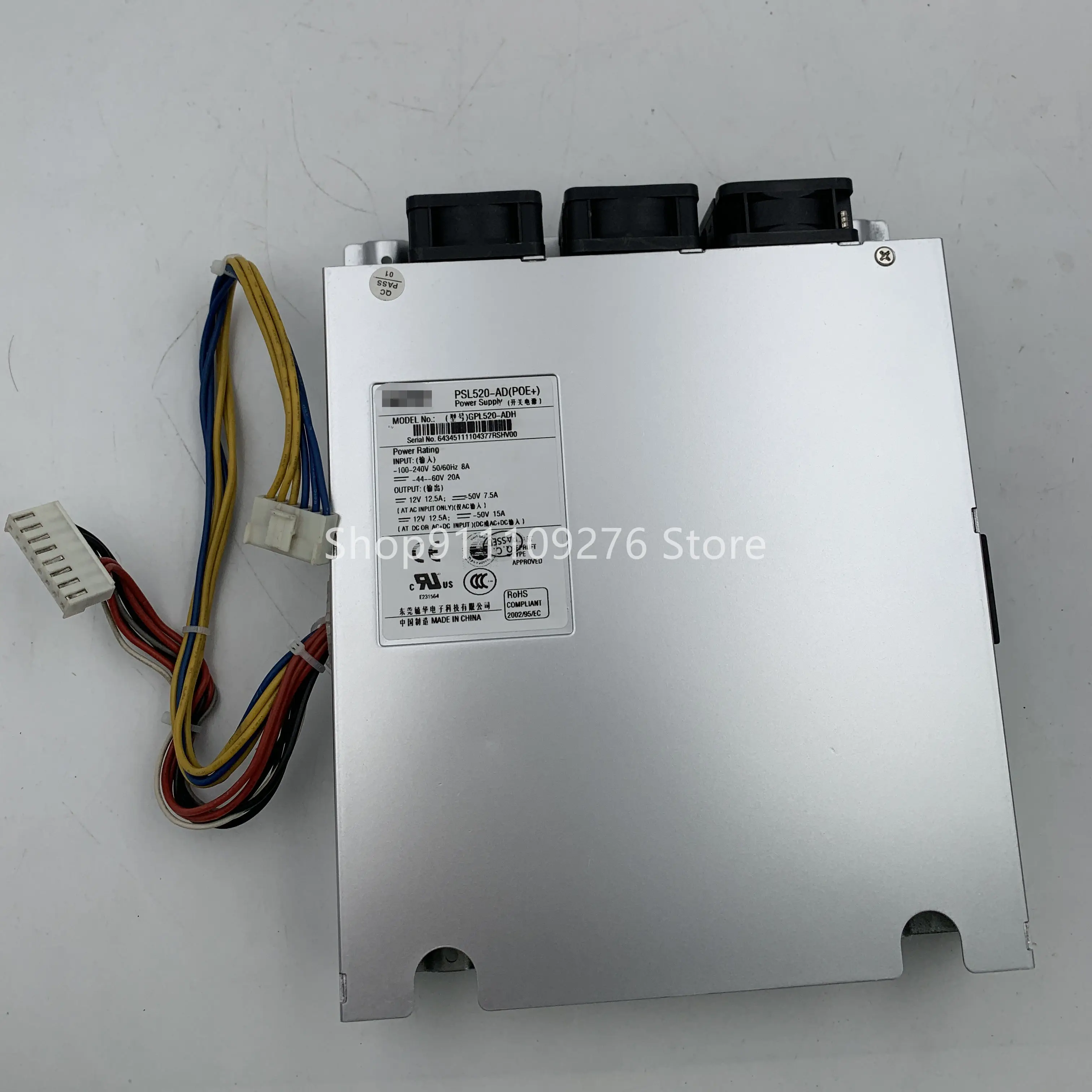 Original Disassemble PSU for H3C S5500 5120 switch POE power supply  PSL520-AD  GPL520-ADH MAX 520W