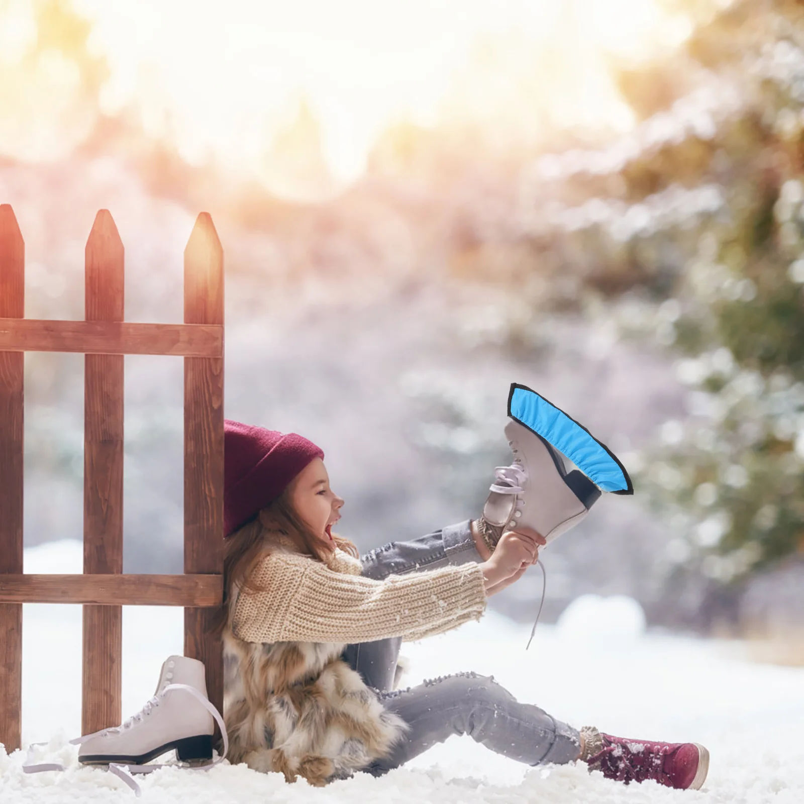 

1 пара коньков, защита лезвий, дышащие легкие чехлы для обуви для катания на коньках, защитные аксессуары для роликовых коньков для хоккея