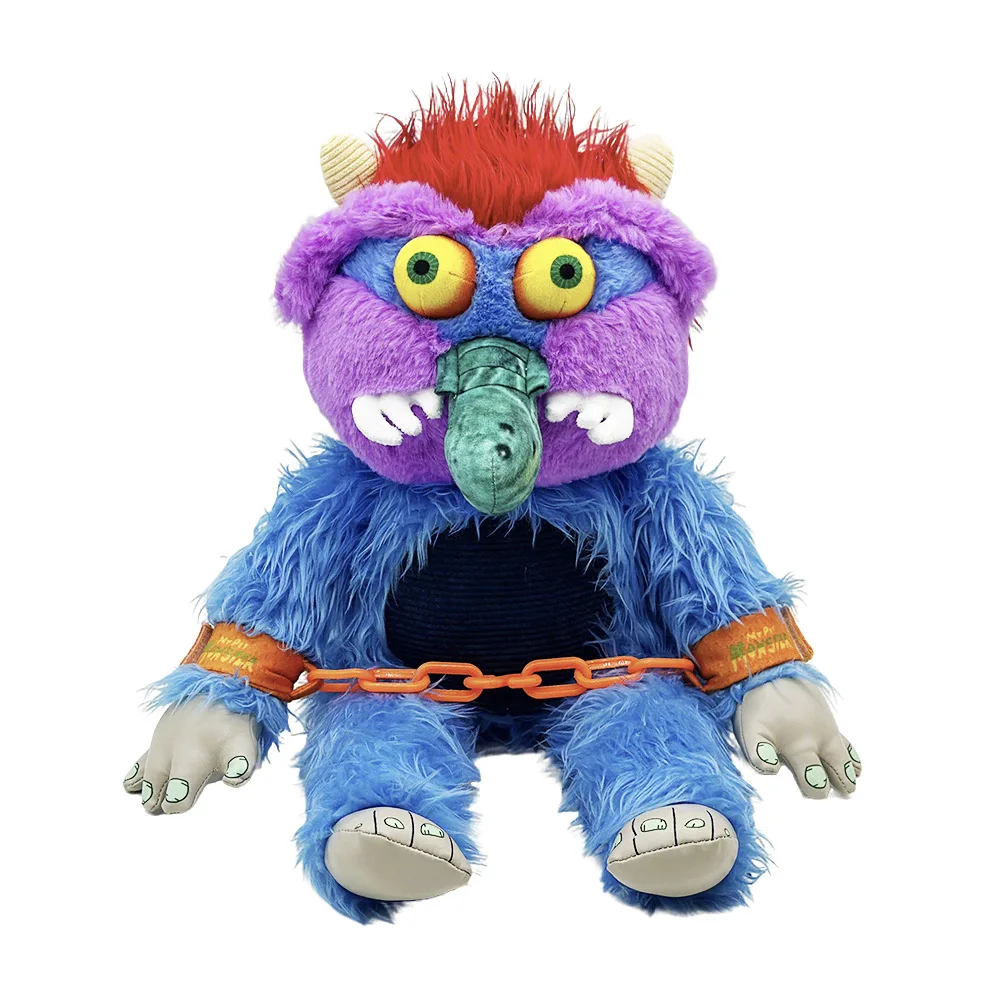 

New Arrive My Pet Monster 80s Retro Plush Toy - 31cm Large Stuffed Animal for Nostalgic Gifts & Halloween Christmas