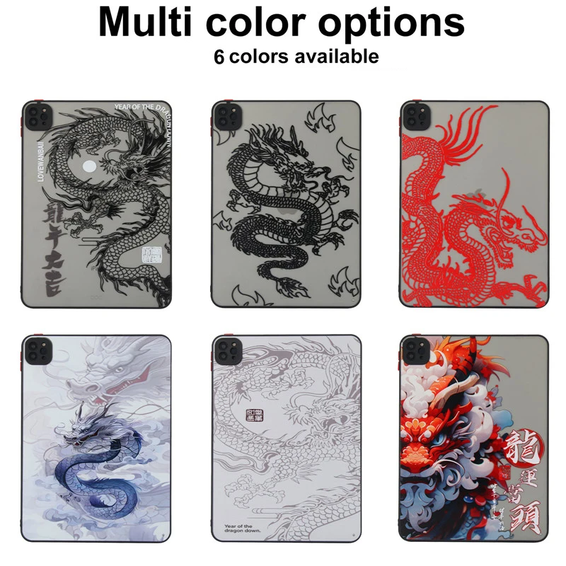 Pattern dragon case for iPad Pro 11 Air 2 3 4 5 for iPad 5th 6th 7th 8th 9th 10th mini 123456 series 7.9 8.3 9.7 10.2 10.5 Cover