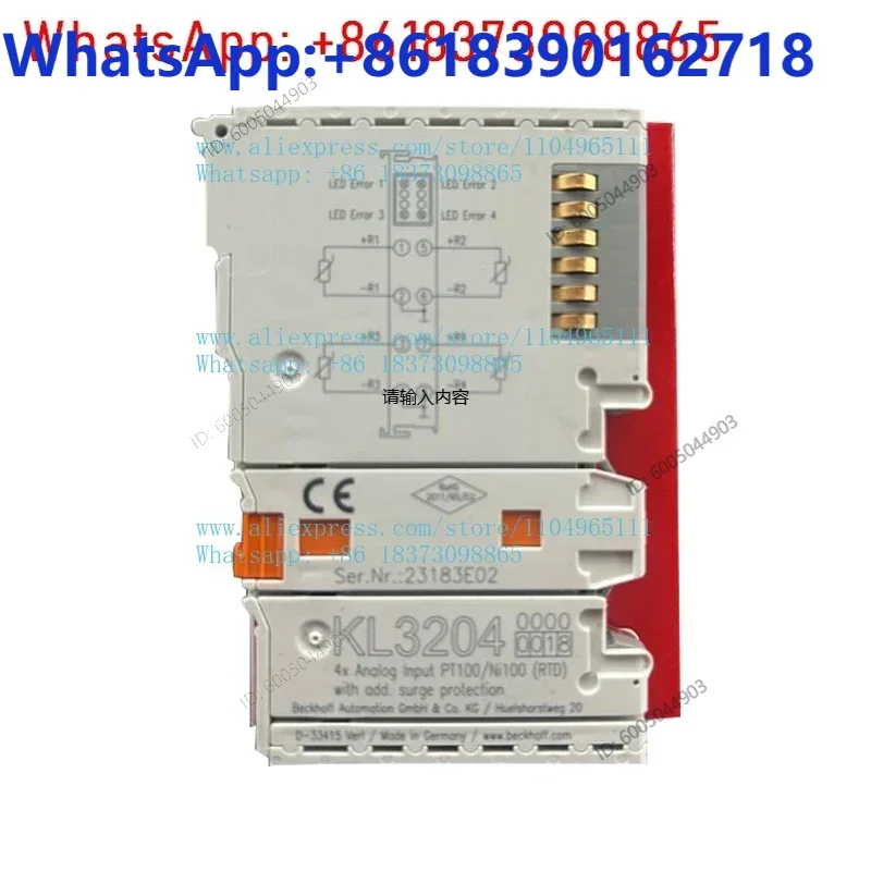 Module KL3204 Module KL3204 Module KL3204