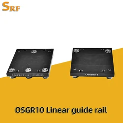 Aluminum roller linear guide rail slide block OSGR10 4 wheels 6 whees Doulbe shaft-linear guide rail slider