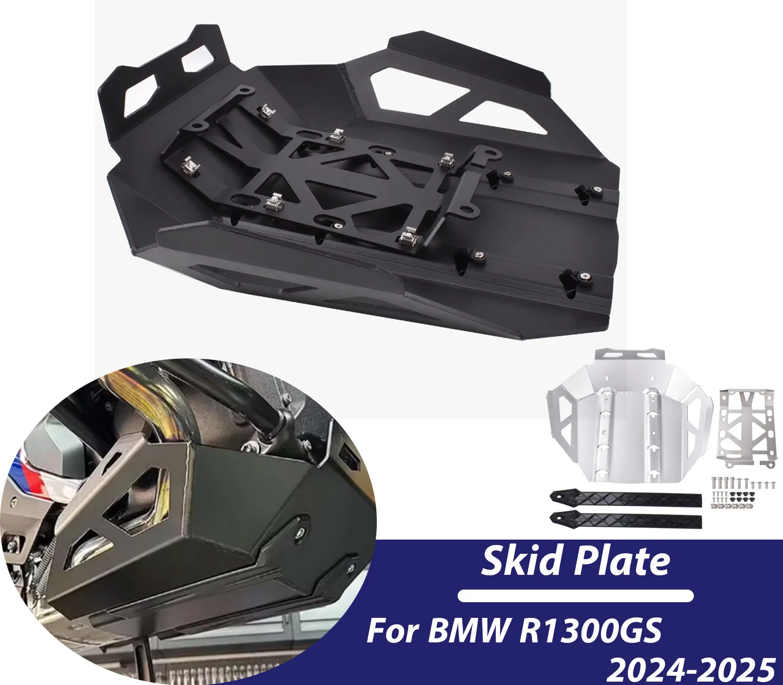 

For BMW R1300GS R1300 GS 2024 2025 Accessories Skid Plate Engine Guard Chassis Cover Motorcycle Under Engine Protection ﻿