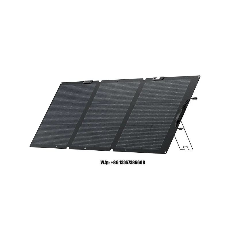 160W Solar Panel for Ecoflow Battery Portable Foldable Power Generation Board Home Outdoor Camping Waterproof Charging