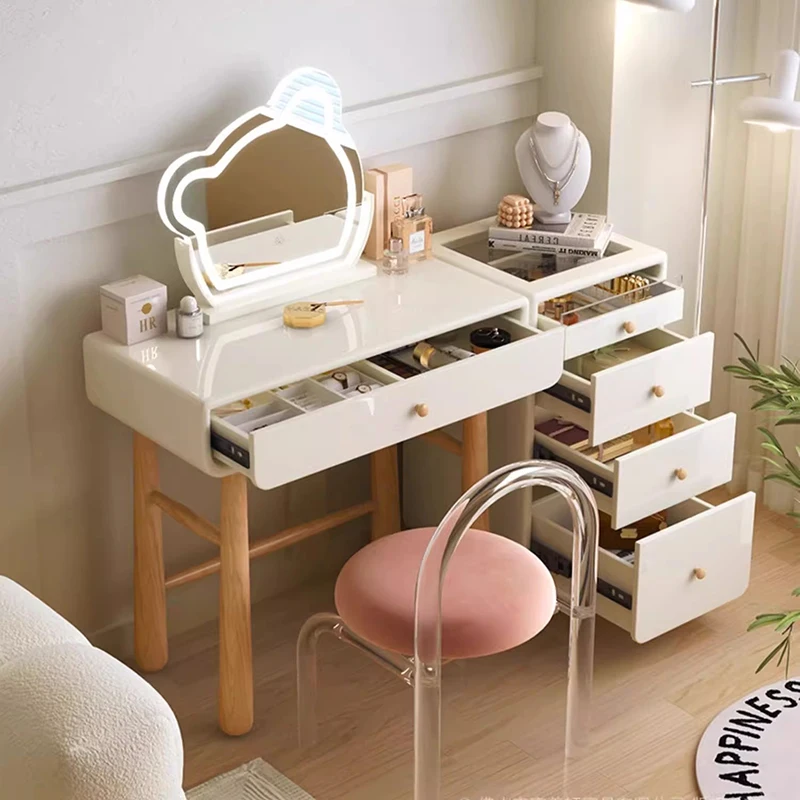 Organizer Stickers Dressing Table White Jewelry Makeup Drawers Dressing Table Divider Beauty Espejo Tocador Home Furniture