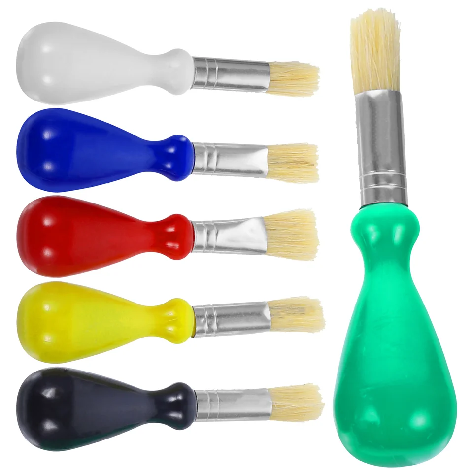 Pinceaux De Peinture : Set De 10 Tailles Variées Pour Artistes Passionnes Decouvrez Lelegance De La Creation Artistique Avec Notre Lot De Pinceaux Ronds Et Plats