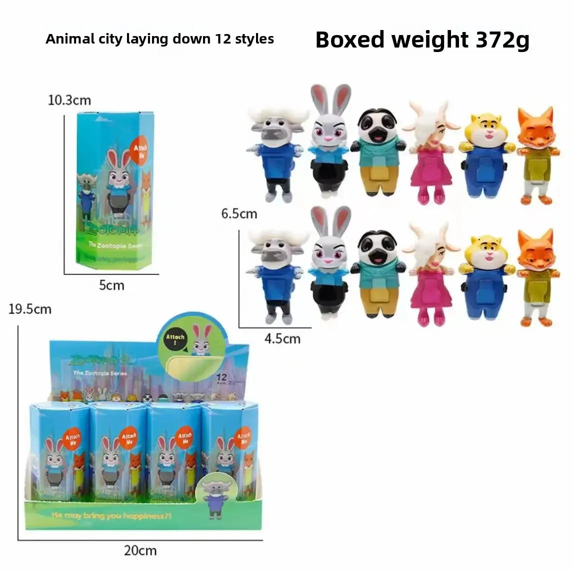 Disney Zootopia 2 Figure Set Random Character Blind Box Official Animated Model Gift Idea Surprise Gift for Collectors Doll Gift