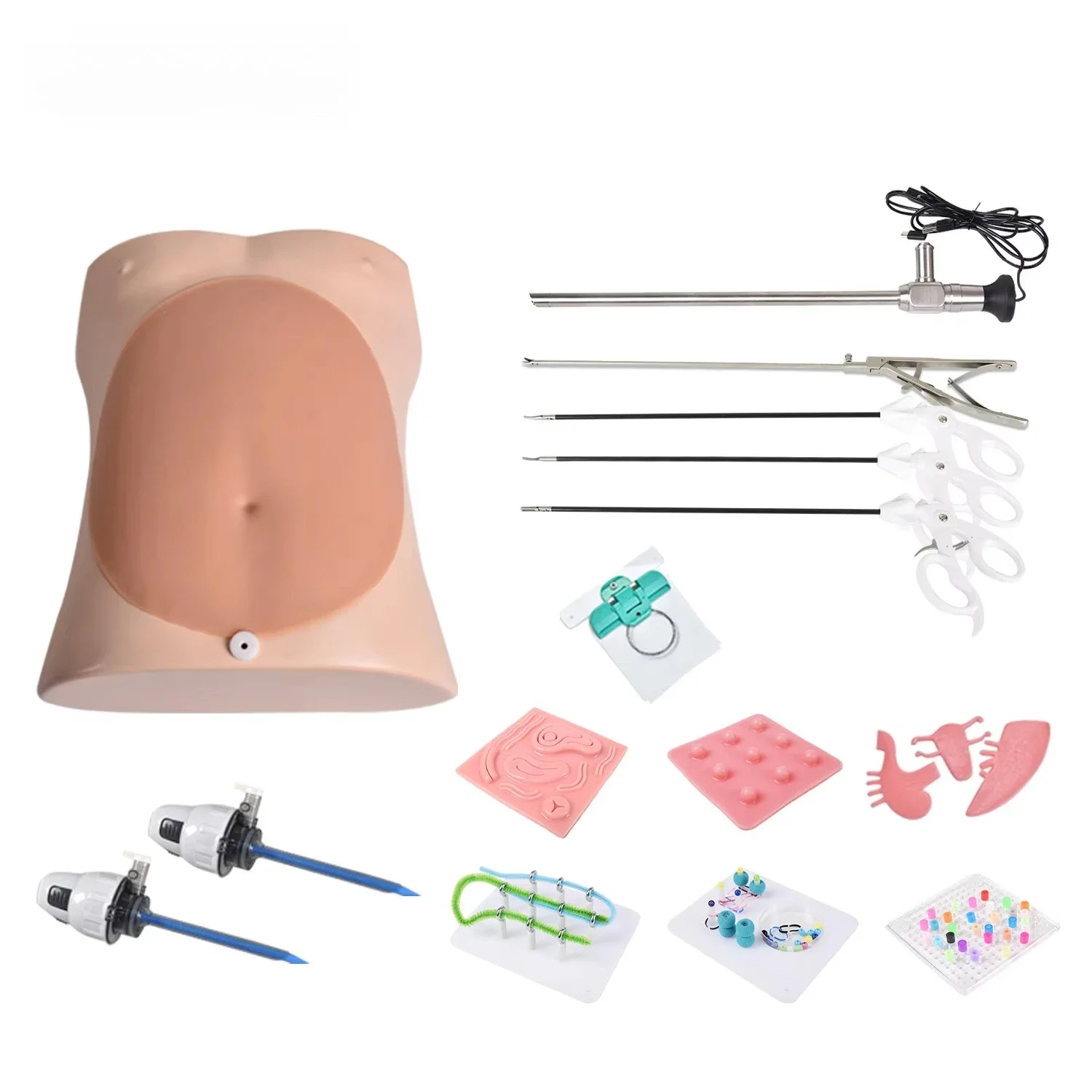 Medical USB Camera Laparoscopic Trainer Box Abdominal Training Emulator for Surgery