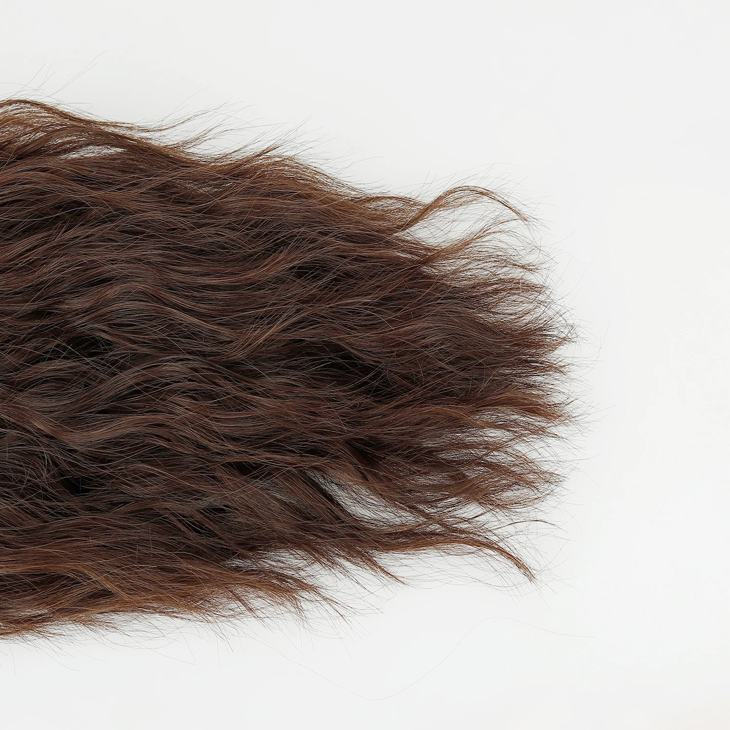 شعر قصير مجعد ذيل حصان تمديد مخلب كليب على ذيل الشعر التدرج اللون رقيق تصفيفة الشعر هيربيسي للنساء الاستخدام اليومي #6