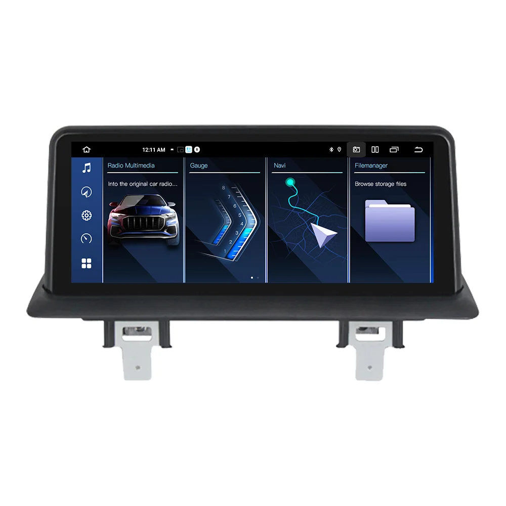MEKEDE EU-Lager 10,25-Zoll Kabelloses CarPlay Android Auto 4G Auto-Multimedia-Bildschirm 6G 128GB Für BMW 1er Serie E81 E82 E87 E88 Intelligentes System 1920*720 Touch-Display Autoradio GPS-Navigation