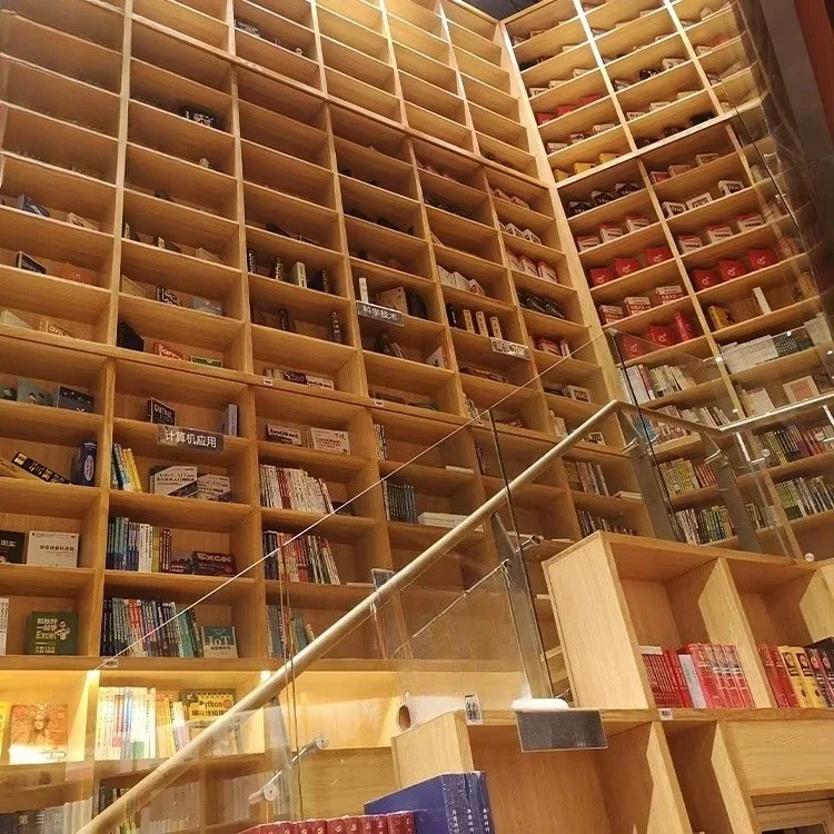 Environmentally friendly material learning bookcase, suitable for bookstores