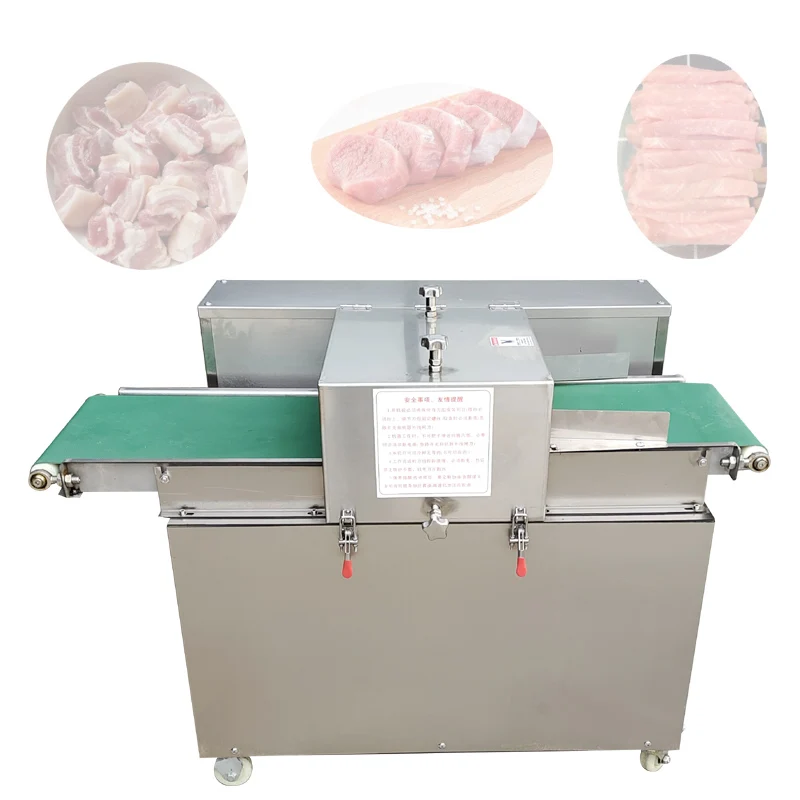 

Meat Slicer Commercial Meat Cutter For Canteens Restaurants Kitchens Stainless Steel Meat Slicing Shredded Diced Machine