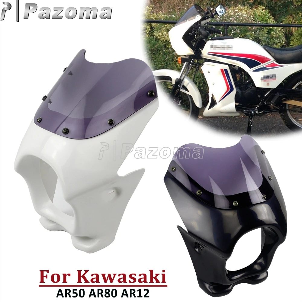 5-дюймовый обтекатель лобового стекла мотоцикла Cafe Racer для Yamaha RZ YB YD TW Honda CD Dream Benri CB Suzuki GS Kawasaki AR