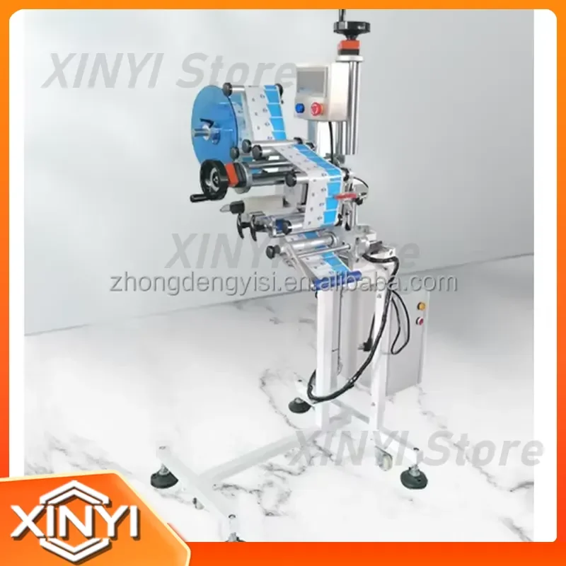 Semi Automatic Flat Label Coater For Adhesive Label Square Box Film Flat Bag
