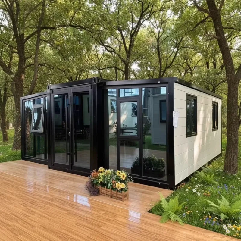 Professional Custom Foldable House Color Logo Exterior Interior Customization Support Prefab Container Personalized Requirement