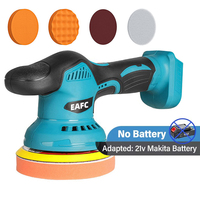 5500RPM Cordless Polisher 6 Gears Rechargeable Car Polishing Machine Electric Rotary Tool For Makita 21V Battery (No Battery)