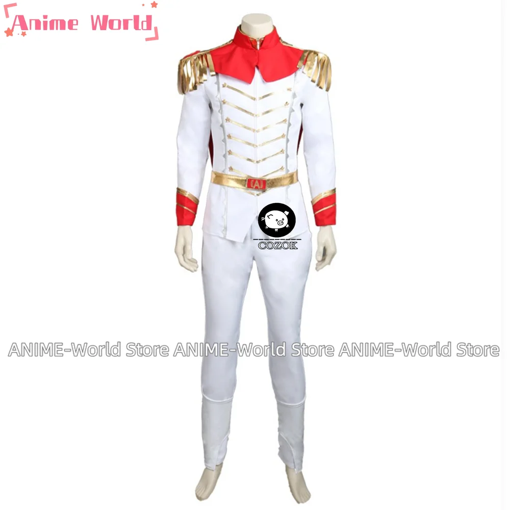 

Anime Cosplay Goro Akechi Costume White Suits Outfits Sizes Christmas Gifts