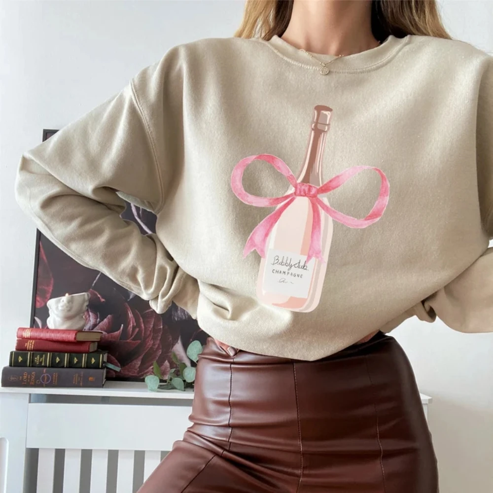 Champagne Holiday Sweater Champagne Social Club Sweatshirt Champagne Lover Holiday Wine Shirt Alcohol Crewneck Girls Wine Trip