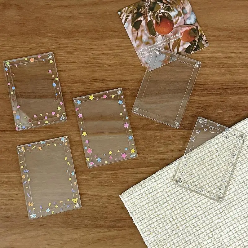New Suitable For Mini 3-inch Photo Magnetic Star Wave Dot Pattern Photo Frame, Refrigerator Sticker, Valentine's Day Gift