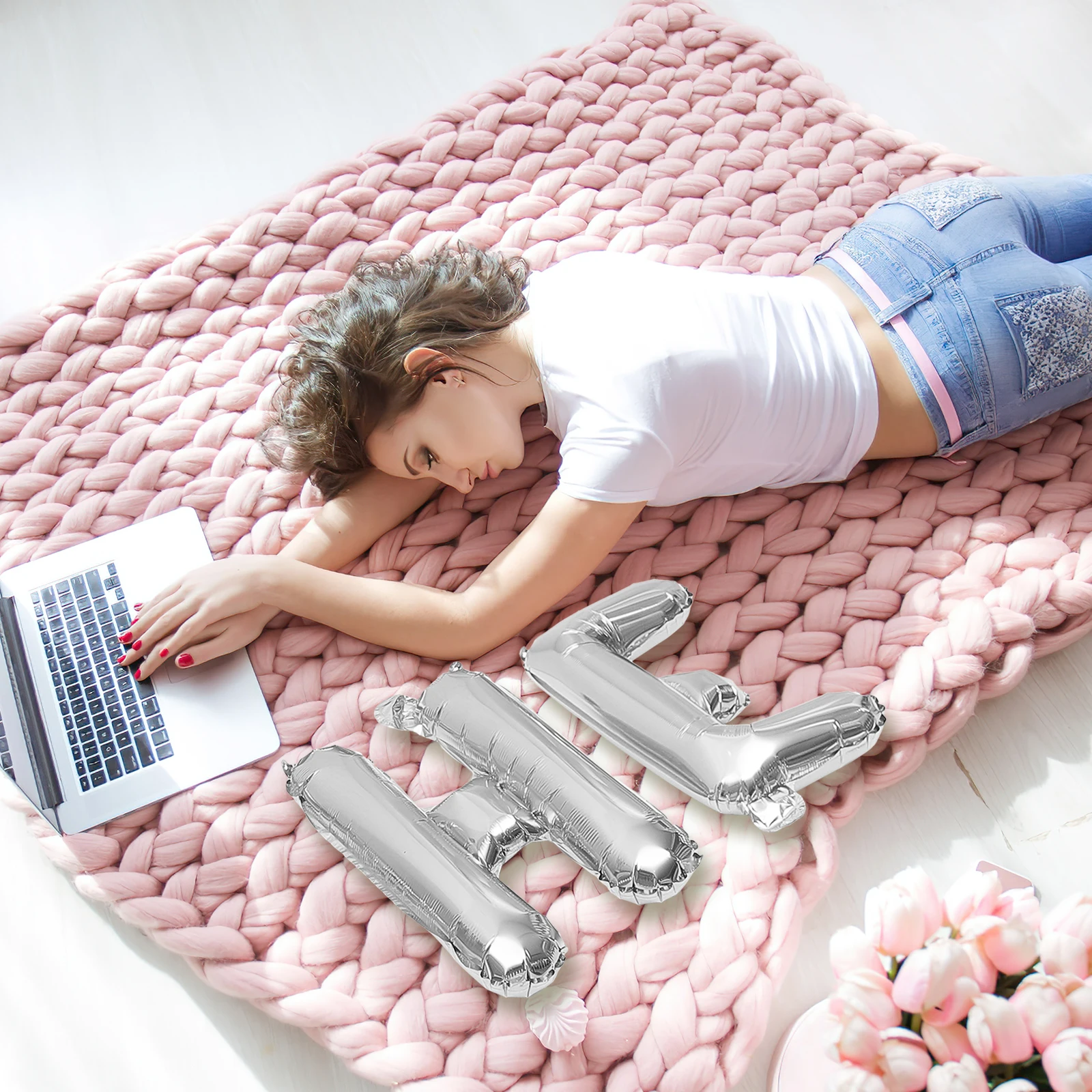 

26 Letters 16Inch Foil Balloons Alphabet Silver Creative Star Pattern Party Decorations Alphabet Foil Balloons