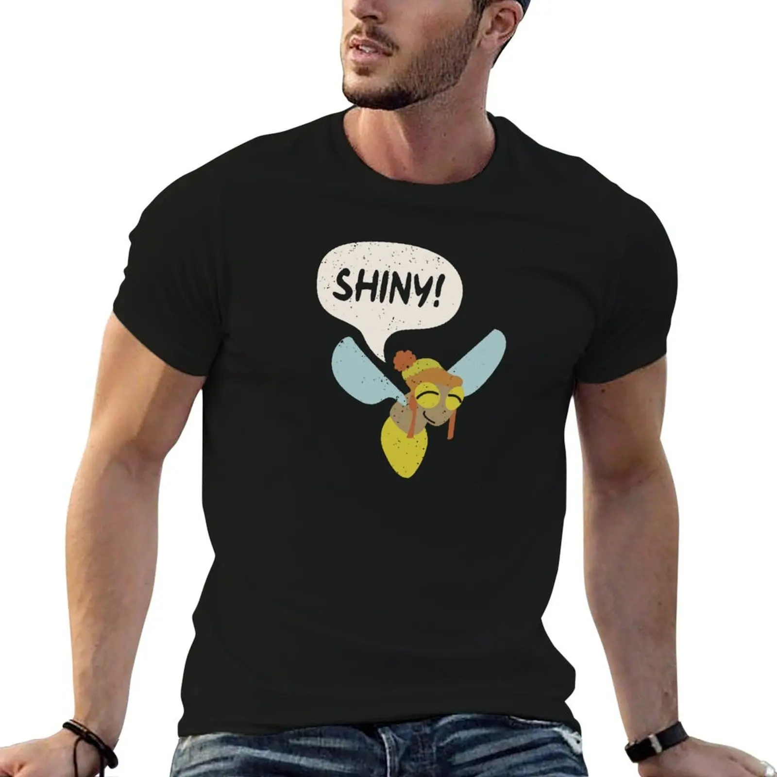 

Shiny! T-Shirt man t shirts for men t shirt man cotton t shirts for man pack white T-shirt